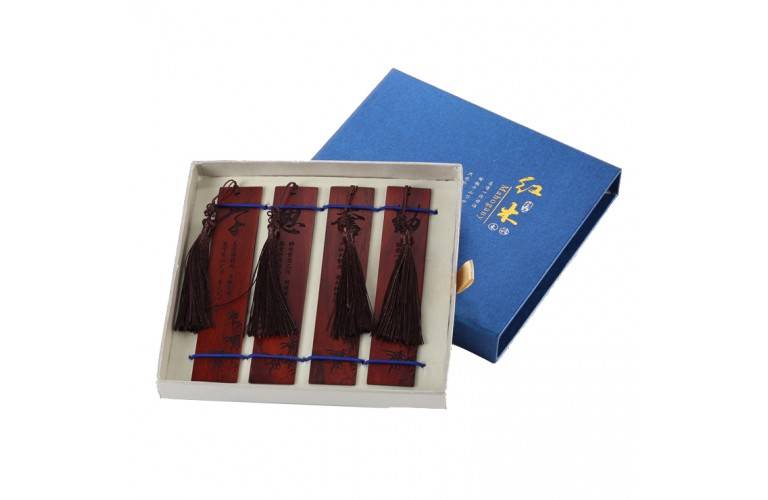 COFFRET 4 MARQUE-PAGES BAMBOU COFFRET 4 MARQUE-PAGES BAMBOU