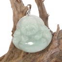 GRAND PENDENTIF BOUDDHA RIEUR EN JADE GRAND PENDENTIF BOUDDHA RIEUR EN JADE