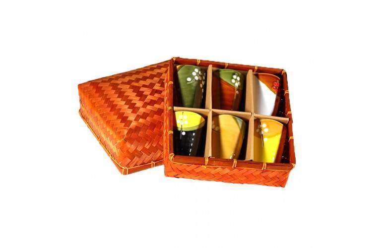 6 GRANDS VERRES JAPONAIS FLEURS DE CERISIER 6 GRANDS VERRES JAPONAIS FLEURS DE CERISIER