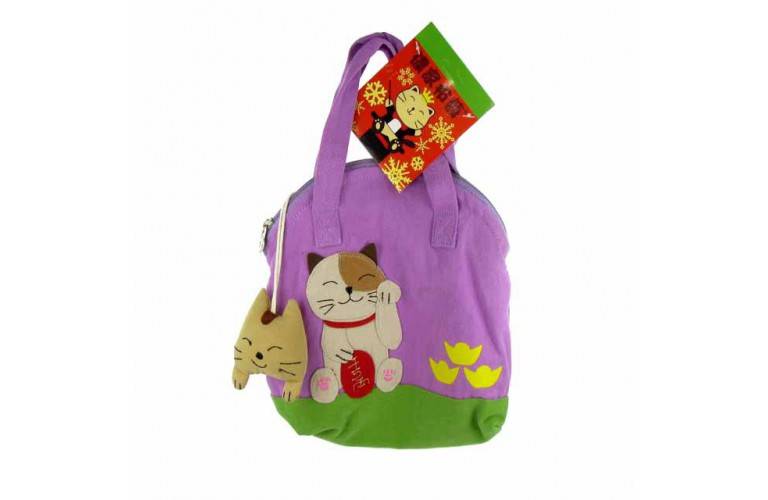SAC à MAIN chat bonheur SAC à MAIN chat bonheur