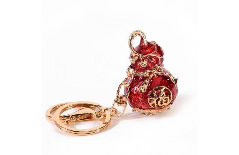 GOURDE WU LOU FENG SHUI en PORTE-CLES GOURDE WU LOU FENG SHUI en PORTE-CLES