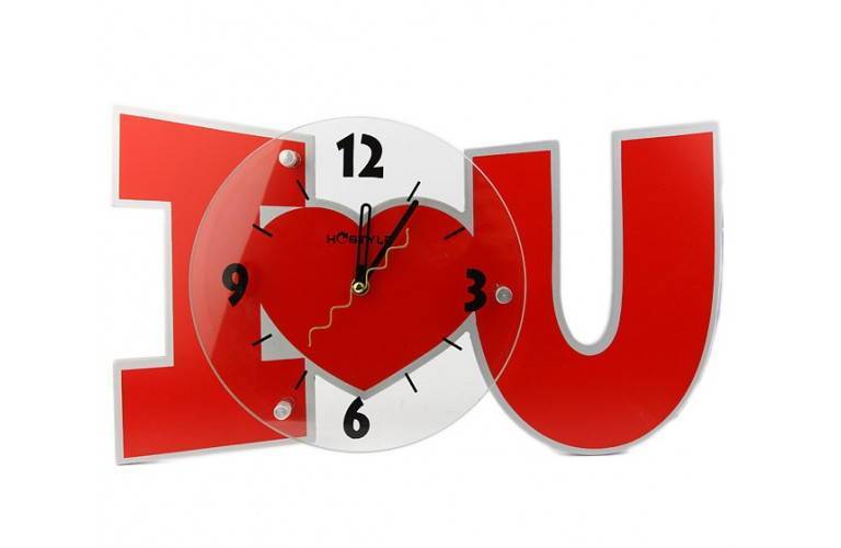 HORLOGE MURALE I LOVE YOU HORLOGE MURALE I LOVE YOU