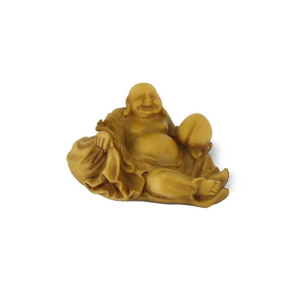 Lachineuse - Statuette Bouddhas Rieurs d'Abondance - Statue Petit