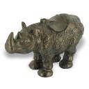 Petit Rhinocéros Noir Bronze