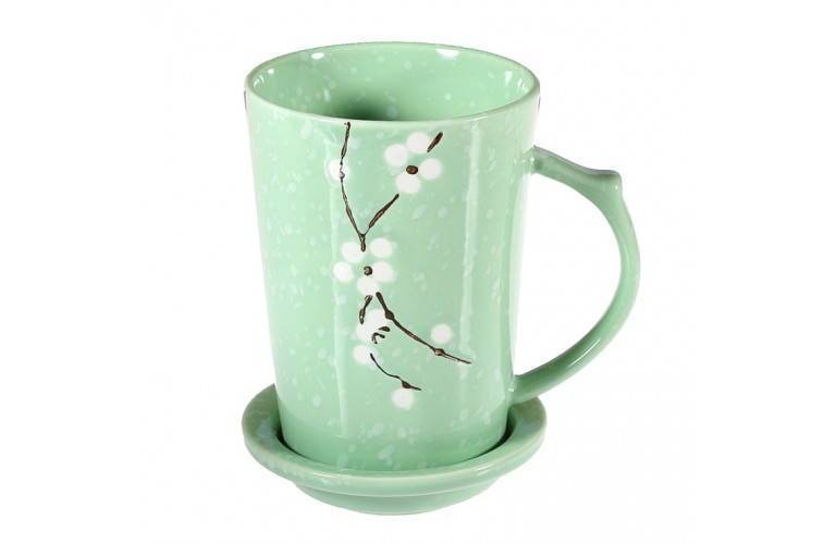 TASSE HAUTE VERTE JAPONAISE TASSE HAUTE VERTE JAPONAISE