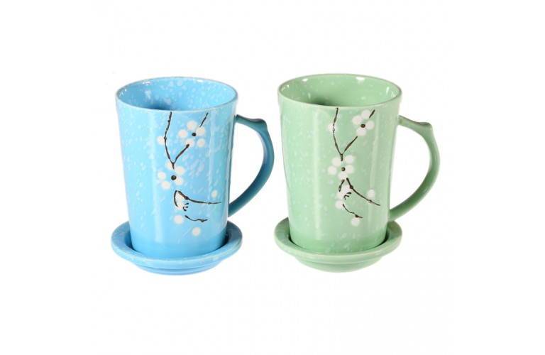 DUO DE TASSES HAUTES JAPONAISES DUO DE TASSES HAUTES JAPONAISES