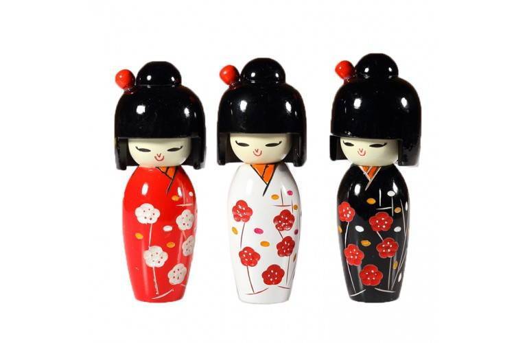 3 KOKESHI JAPONAISES 3 KOKESHI JAPONAISES