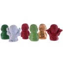 6 Miniatures Bonzes Bouddhistes
