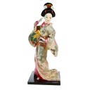 Poupée Japonaise en Kimono Rose