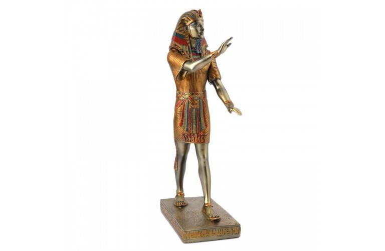 Grande Statuette Egyptienne De Pharaon Pour Une Decoration Originale