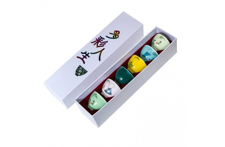 COFFRET 6 TASSES A SAKE ou A THE COFFRET 6 TASSES A SAKE ou A THE