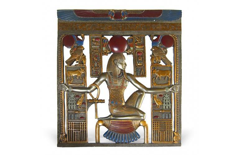 FRESQUE BAS-RELIEF PHARAON FRESQUE BAS-RELIEF PHARAON
