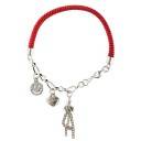 Bracelet Smiley et Coeur - Argent