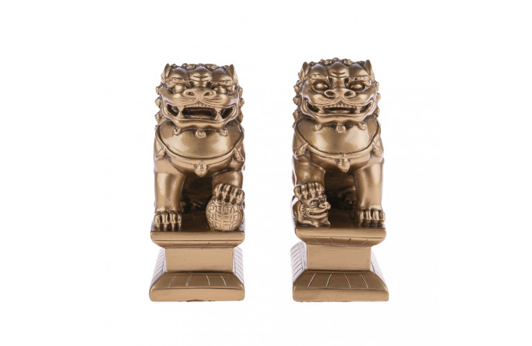 PAIRE CHIENS FU (OU LIONS CHINOIS) PAIRE CHIENS FU (OU LIONS CHINOIS)