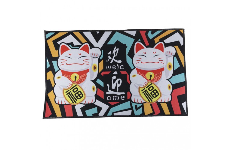 TAPIS D'INTERIEUR - CHAT JAPONAIS