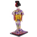 Poupée Japonaise en Kimono Mauve