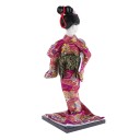 Poupée Japonaise en Kimono Fushia