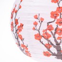 Lampion Boule Chinois - Décoration Fleurs de Prunier