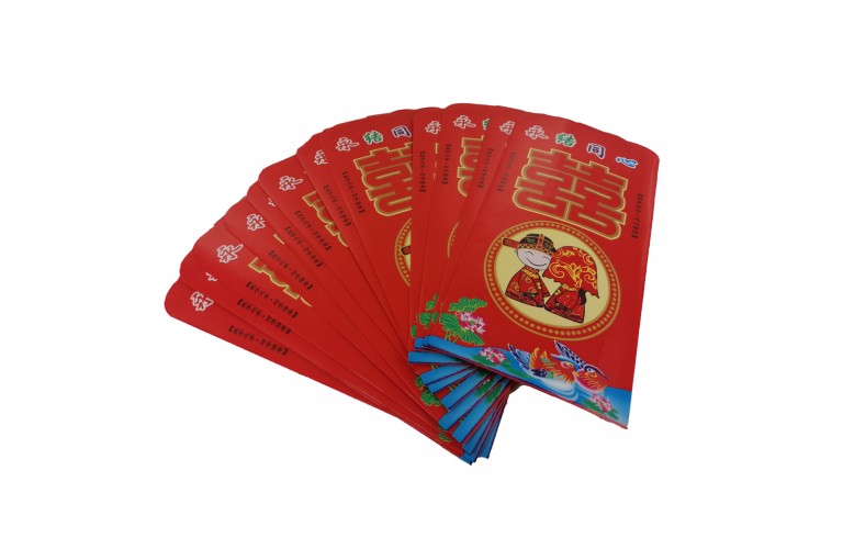 14 ENVELOPPES ROUGES CHINOISES