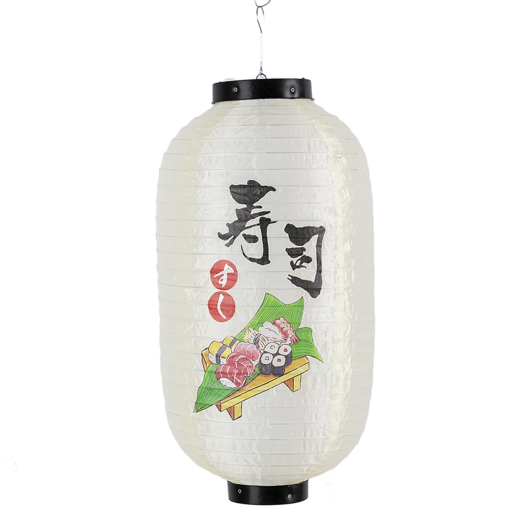 Lampion japonais, motifs sushis, convient en extérieur et intérieur