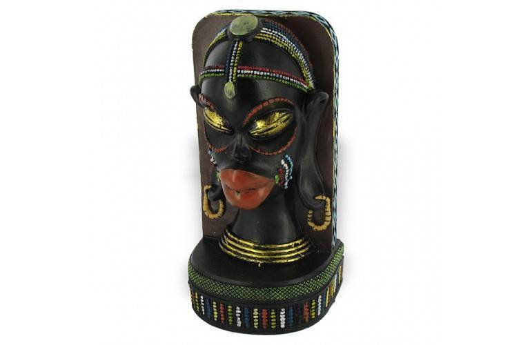 STATUETTE TETE FEMME AFRICAINE STATUETTE TETE FEMME AFRICAINE