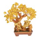 Arbre Feng Shui Dragon Pierres en Citrine