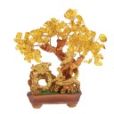 Arbre Feng Shui Dragon Pierres en Citrine