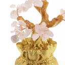 Arbre Feng Shui en Quartz Rose