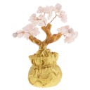 Arbre Feng Shui en Quartz Rose