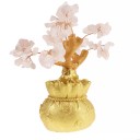 Arbre Feng Shui en Quartz Rose