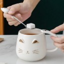 Tasse MANEKI NEKO japonais Blanc