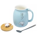 Tasse Japonaise Chat Kawaii - Bleue