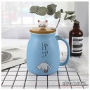 Tasse Japonaise Chat Kawaii - Bleue