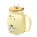 Tasse Japonaise Chat Kawaii - Jaune