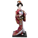 Poupée Japonaise en Kimono Fushia