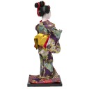 Poupée Japonaise en Kimono Mauve
