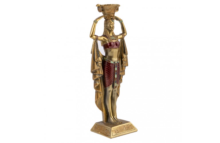 STATUETTE BELLE CLEOPATRE DRAPEE