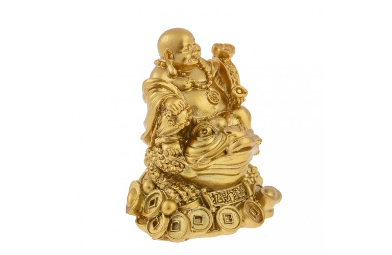 PETIT BOUDDHA RIEUR DÉCO FENG SHUI FORTUNE