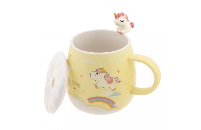 TASSE LICORNE - JAUNE