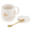 Tasse chat japonais - Blanc