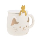 Tasse chat japonais - Blanc