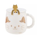 Tasse chat japonais - Blanc