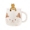 Tasse chat japonais - Blanc