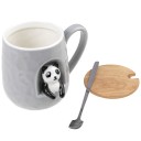 MUG PANDA EN RELIEF