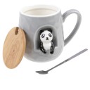 MUG PANDA EN RELIEF