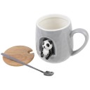 MUG PANDA EN RELIEF