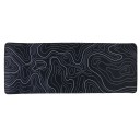 TAPIS DE SOURIS - Carte Topographique - Noir