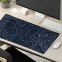 TAPIS DE SOURIS - Carte Topographique - Bleu