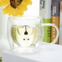 TASSE DOUBLE PAROI - OURS MIGNON - TRANSPARENT