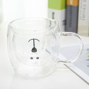 TASSE DOUBLE PAROI - OURS MIGNON - TRANSPARENT